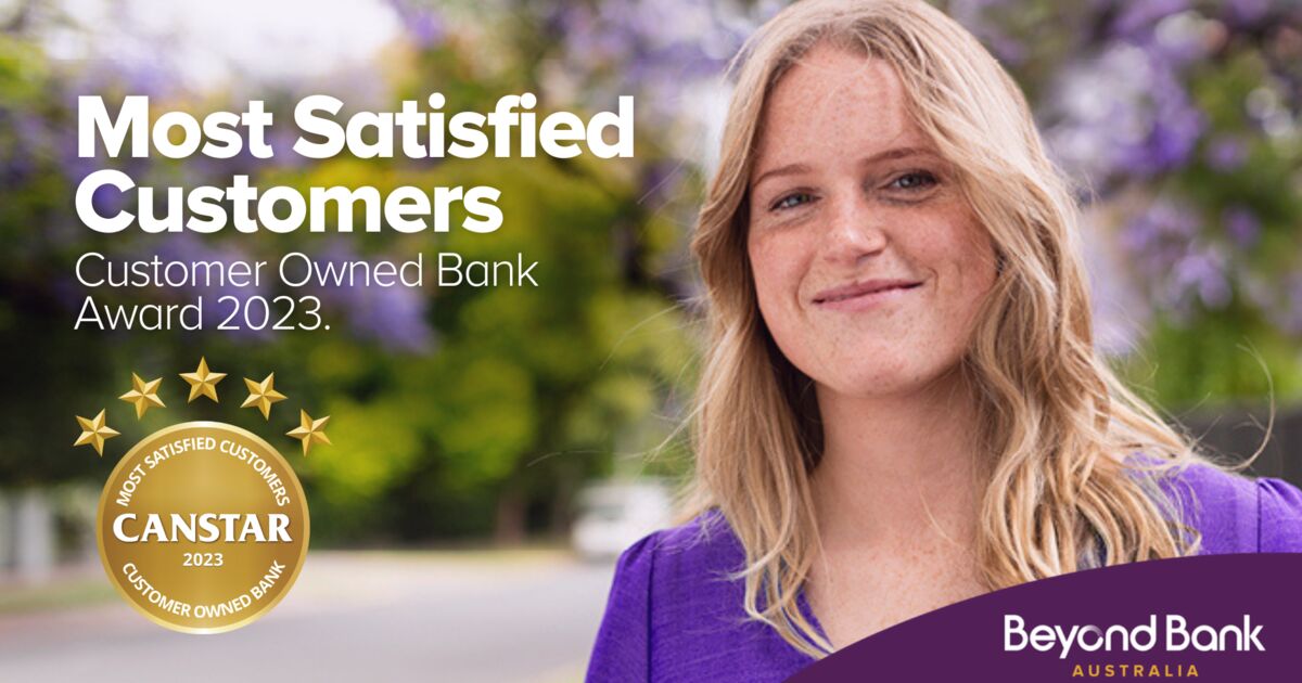 Most Satisfied Customers - Customer-Owned Bank Award 2023