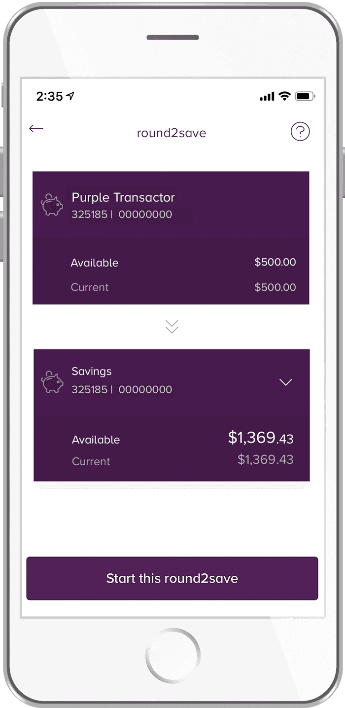 Mobile Phone showing Beyond Bank App